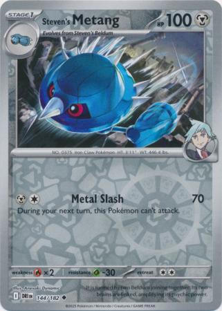 Steven's Metang - 144/182 - Uncommon Reverse Holo