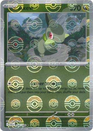 Axew (Poke Ball Pattern) - 068/086 - Common Reverse Holo