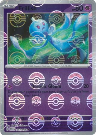 Frillish (Poke Ball Pattern) - 044/086 - Common Reverse Holo