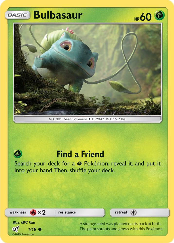 Bulbasaur - 1/18 - Common (Inglés Foil LP)