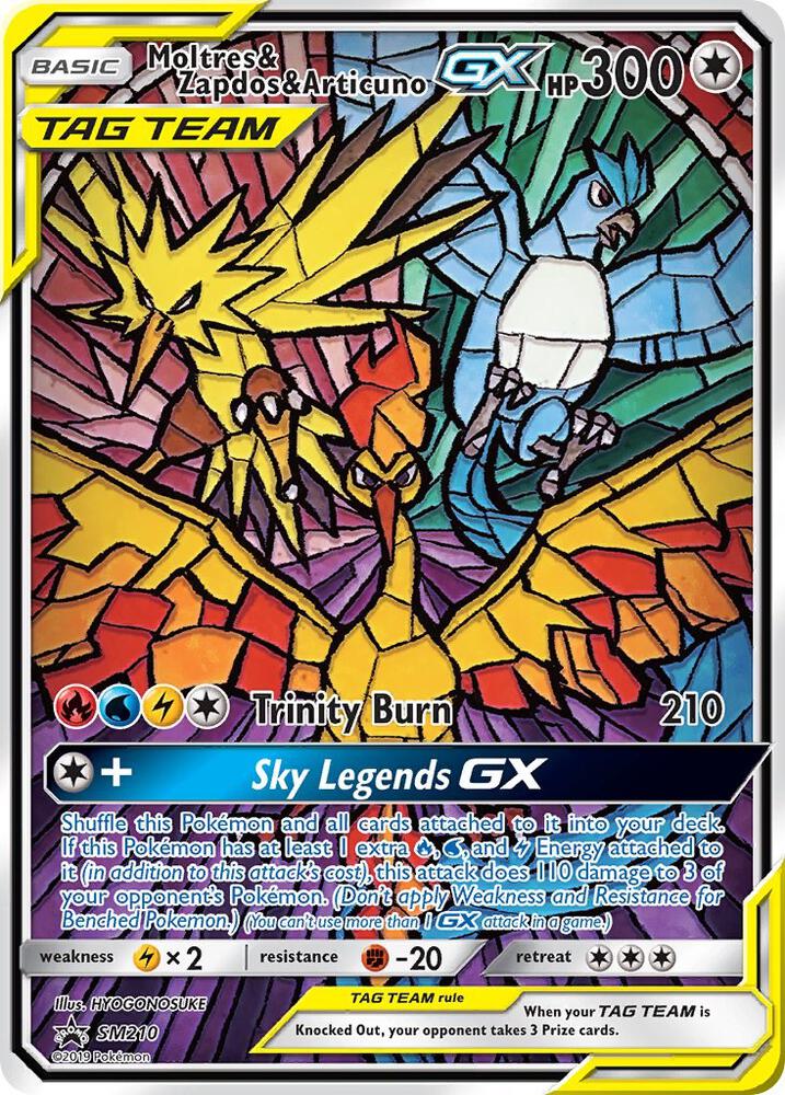 Moltres & Zapdos & Articuno-GX - SM210 - Promo (Inglés Foil NM)