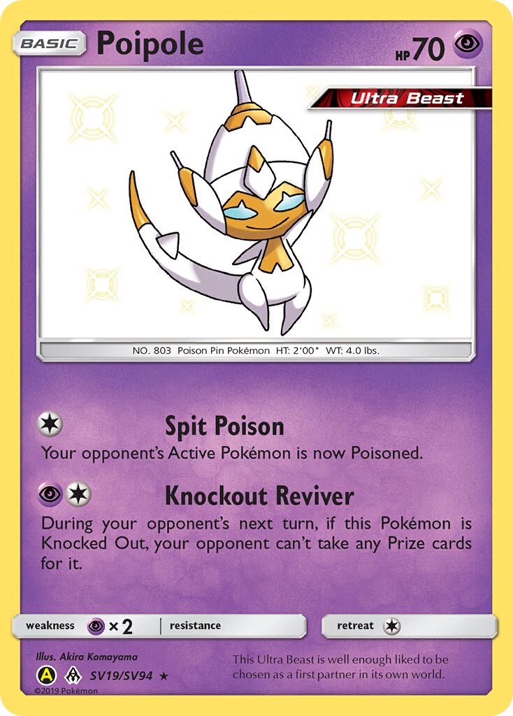 Poipole - SV19/SV94 - Rare Shiny (Inglés Foil NM)