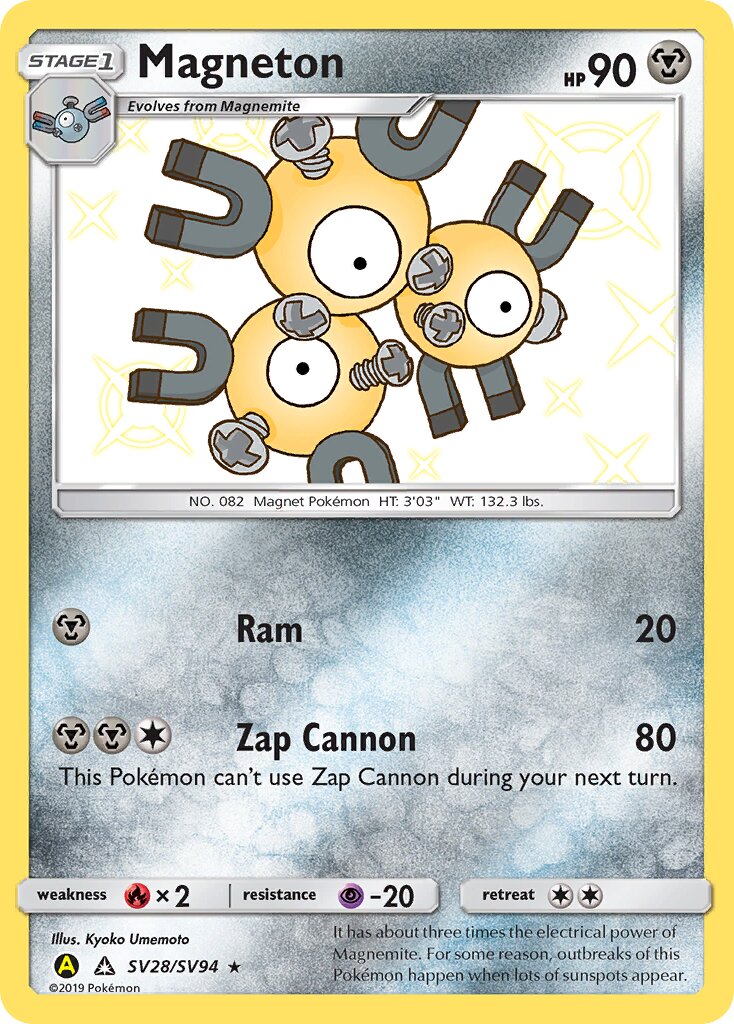 Magneton - SV28/SV94 - Rare Shiny (Español Foil NM)