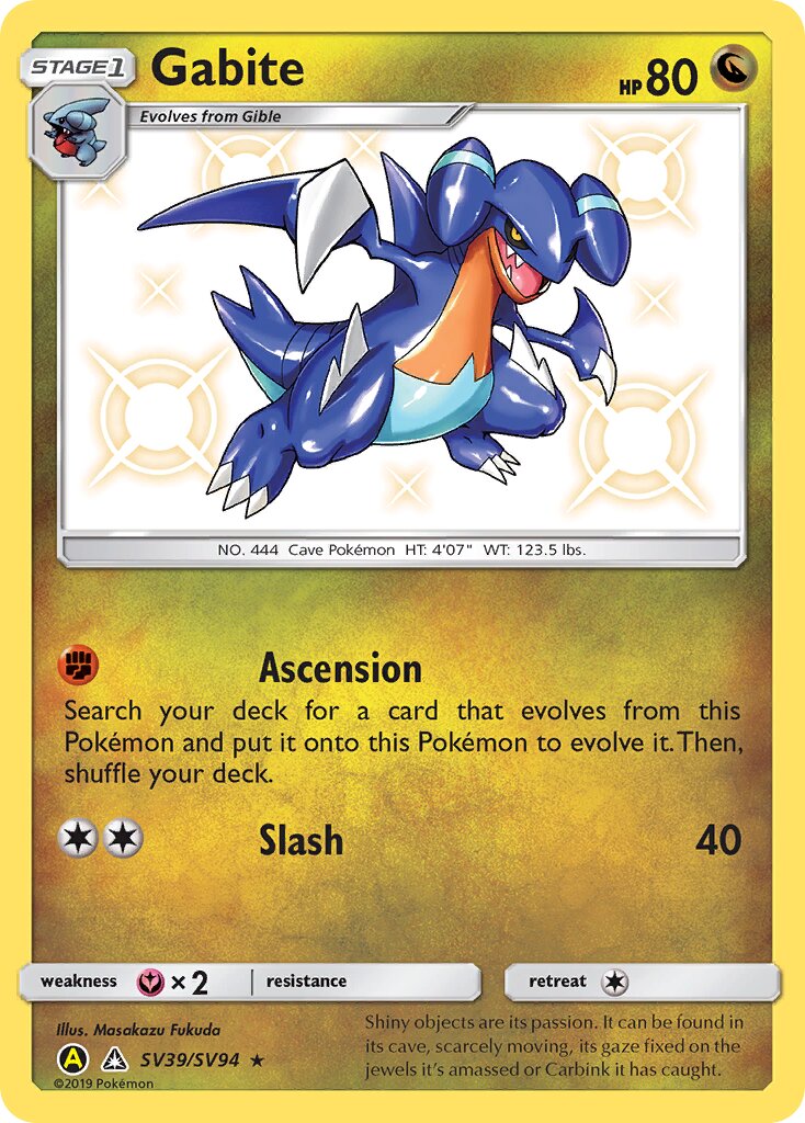 Gabite - SV39/SV94 - Rare Shiny (Inglés Foil NM)