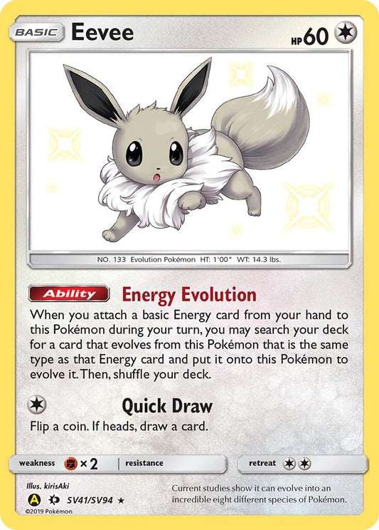 Eevee - SV41/SV94 - Rare Shiny (Inglés Foil NM)