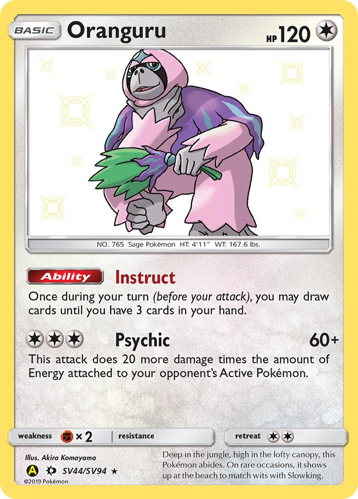 Oranguru - SV44/SV94 - Rare Shiny (Inglés Foil NM)