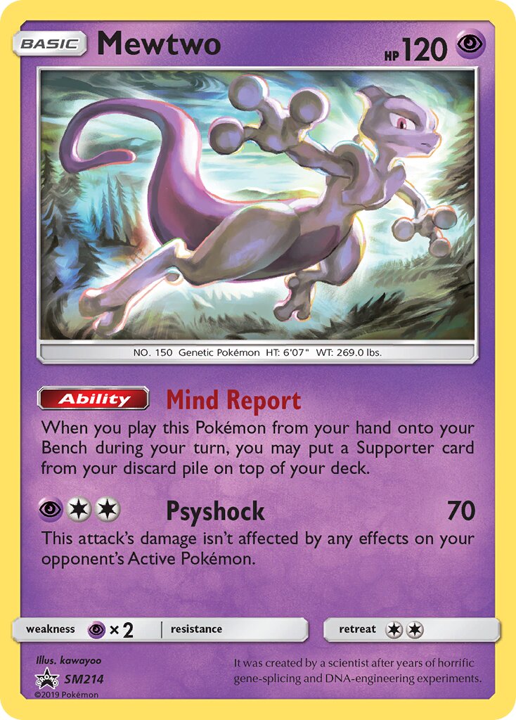 Mewtwo - SM214 - Promo (Español Foil MP)