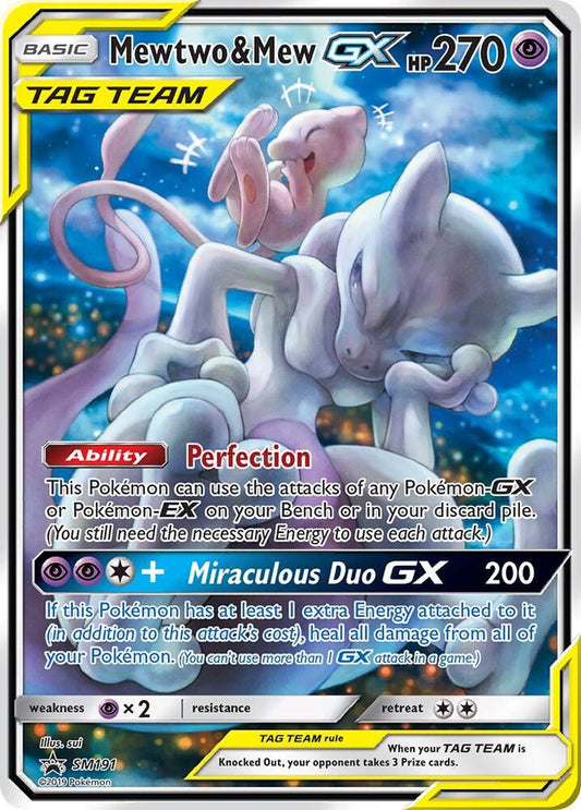 Mewtwo & Mew-GX - SM191 - Promo (Español Foil LP)