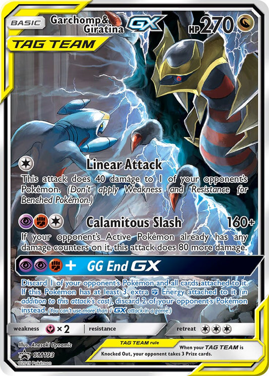Garchomp & Giratina-GX - SM193 - Promo (Español Foil NM)