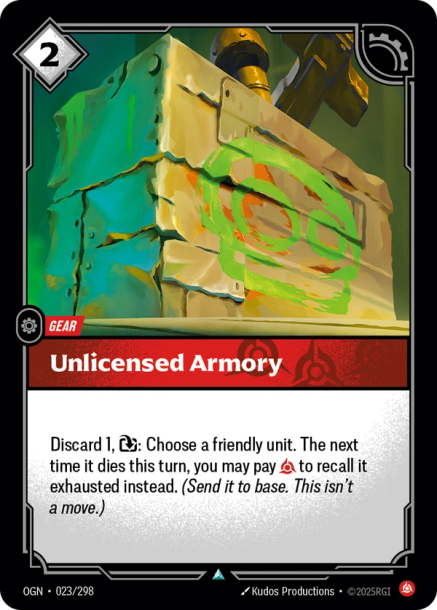 UNLICENSED ARMORY - OGN-023/298