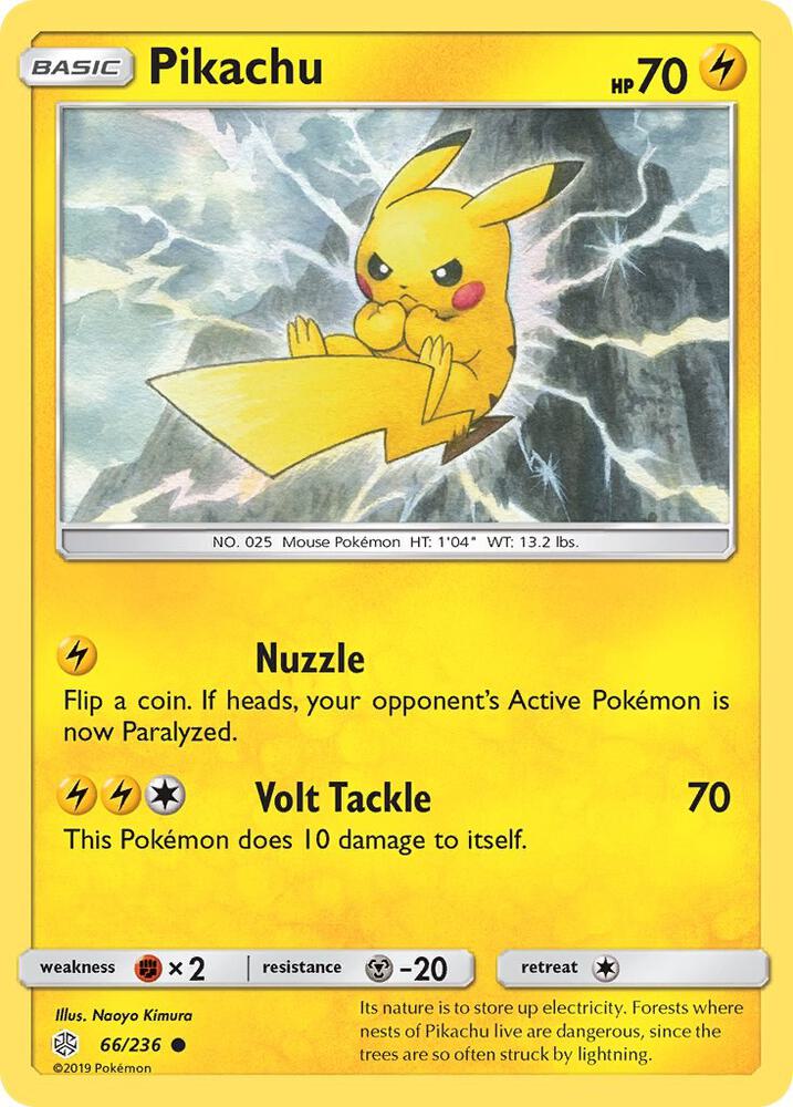 Pikachu - 66/236 - Common (Inglés Reverse Holo NM)