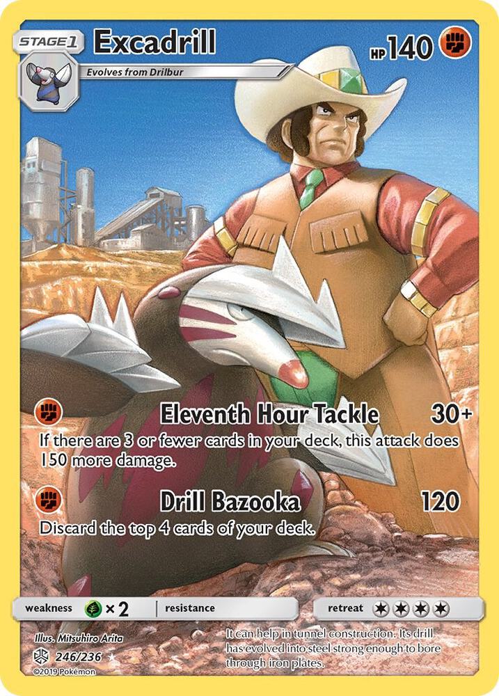 Excadrill - 246/236 - Rare Secret (Inglés Foil NM)
