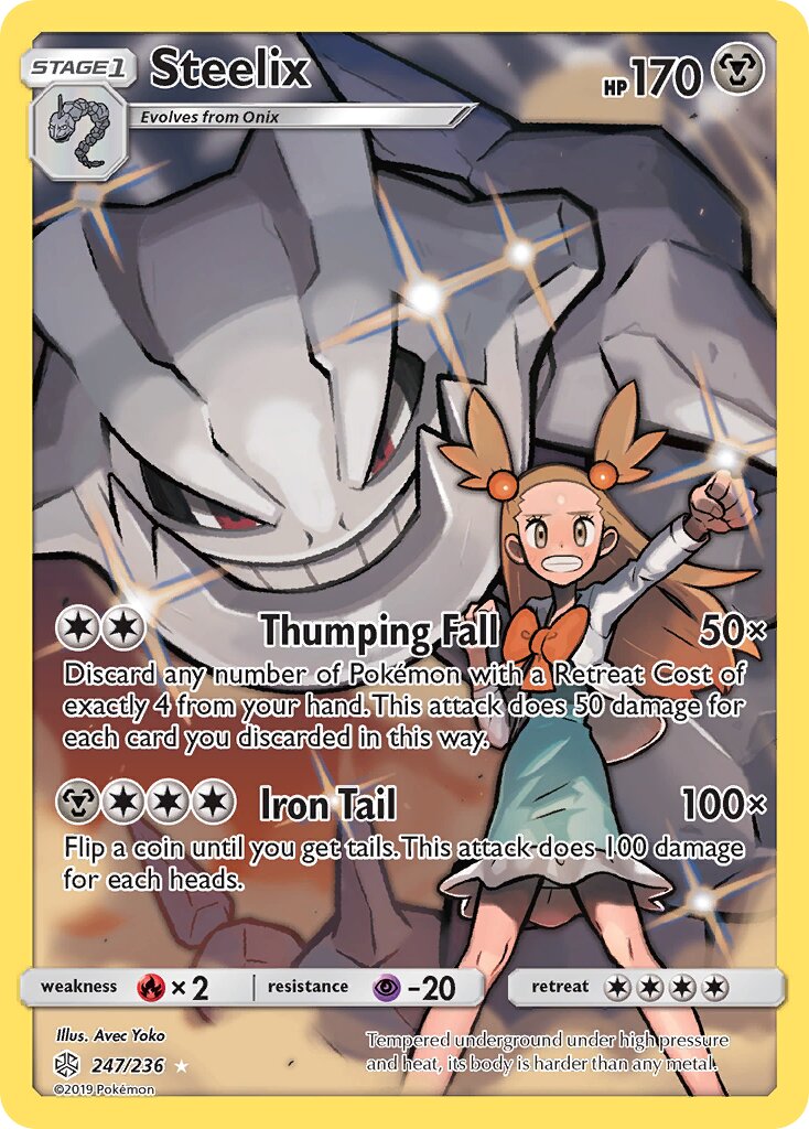 Steelix - 247/236 - Rare Secret (Inglés Foil LP)