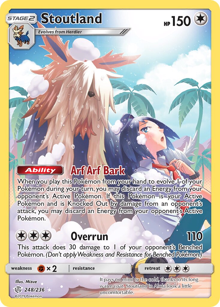 Stoutland - 248/236 - Rare Secret (Español Foil NM)