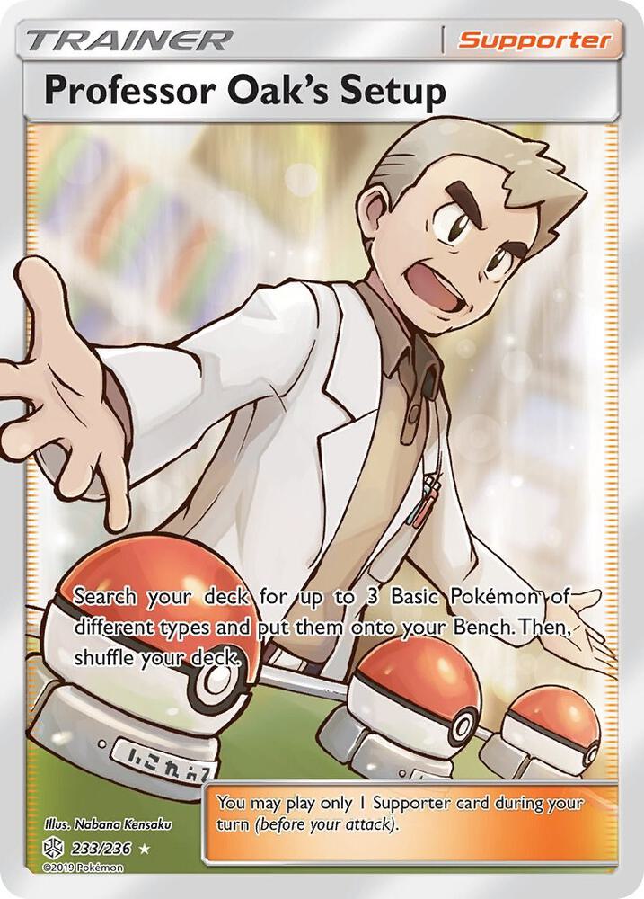 Professor Oak's Setup - 233/236 - Rare Ultra (Inglés Foil MP)