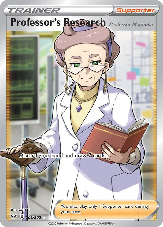 Professor's Research - 201/202 - Rare Ultra (Inglés Foil NM)