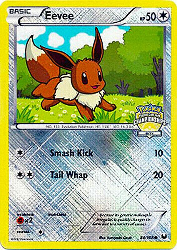 Eevee - 84/108 (City Championships) - 084/108 - Promo (Inglés Reverse Holo LP)