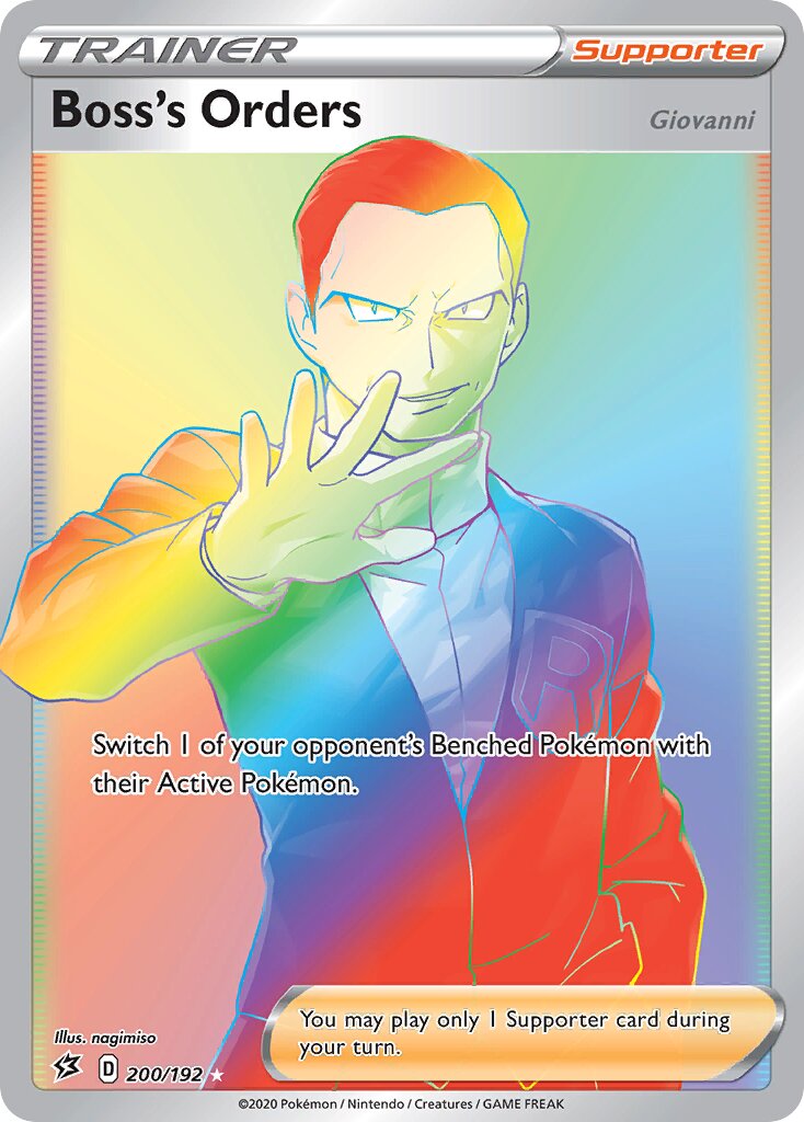 Boss's Orders - 200/192 - Rare Rainbow (Español Foil NM)