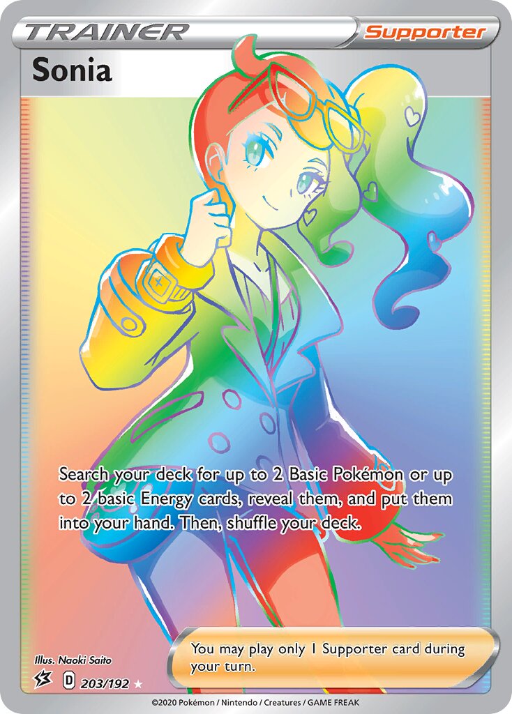 Sonia - 203/192 - Rare Rainbow (Inglés Foil LP)