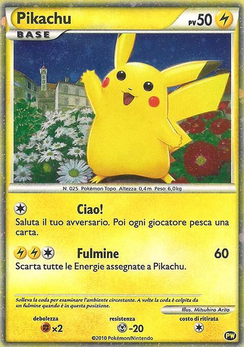 Pikachu (Italian) - PW 2 - Promo (Inglés Foil NM)