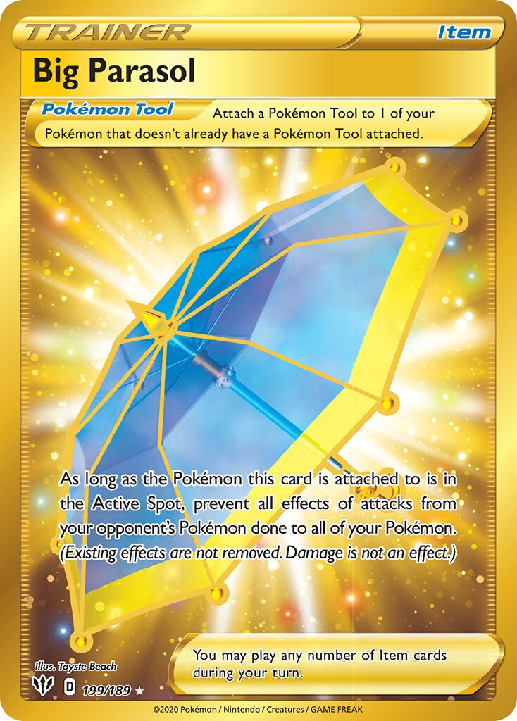 Big Parasol - 199/189 - Rare Secret (Inglés Foil NM)