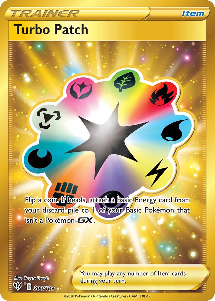 Turbo Patch - 200/189 - Rare Secret (Inglés Foil NM)