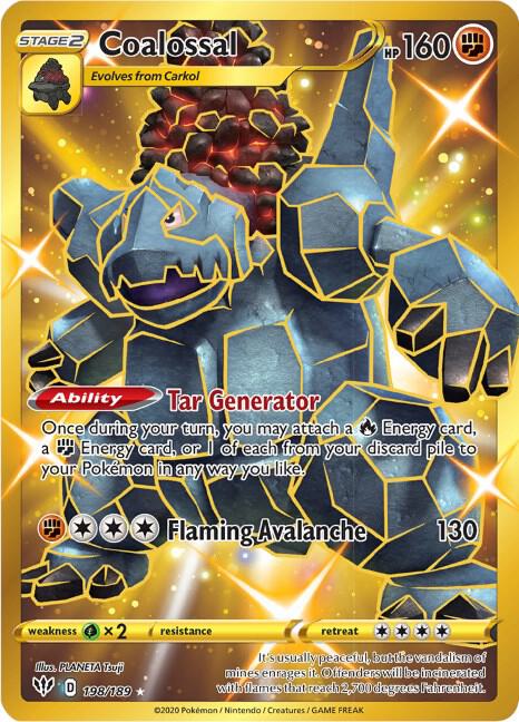 Coalossal - 198/189 - Rare Secret (Inglés Foil NM)