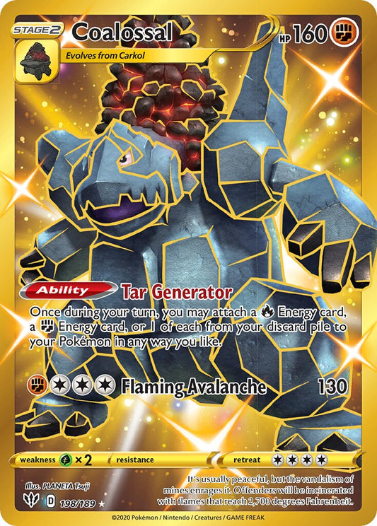 Coalossal - 198/189 - Rare Secret (Español Foil NM)