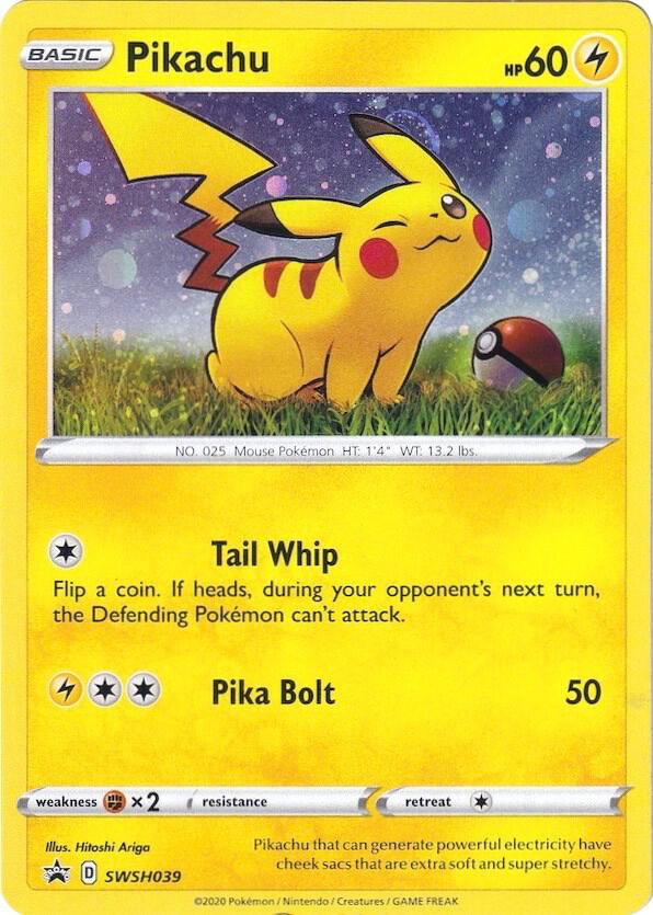 Pikachu - SWSH039 - Promo (Español Foil NM)