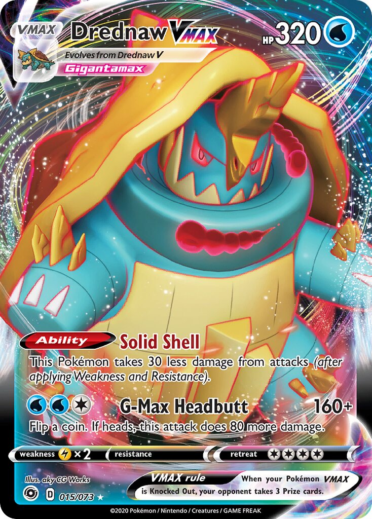 Drednaw VMAX - 015/073 - Holo Rare VMAX (Español Foil NM)