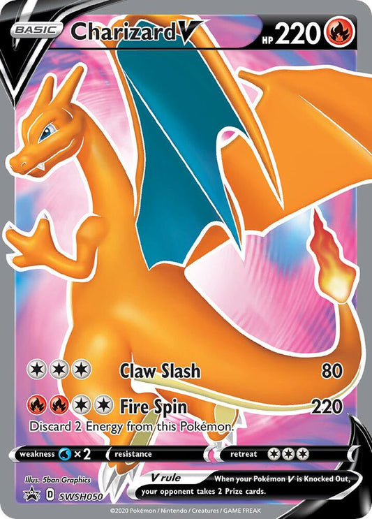Charizard V - SWSH050 - Promo (Inglés Foil NM)