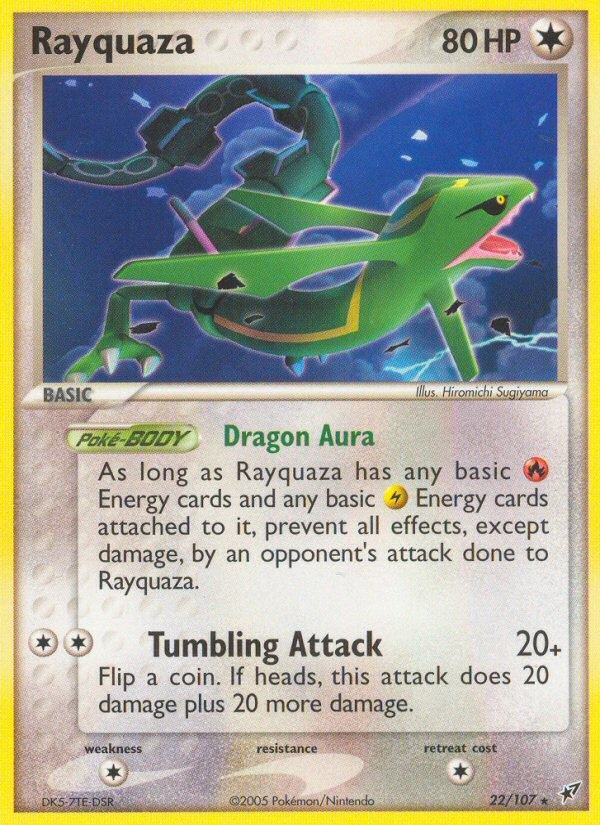 Rayquaza - 22/107 - Rare - LP