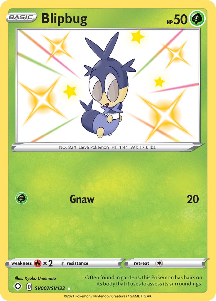 Blipbug - SV007/SV122 - Rare Shiny (Inglés Foil NM)