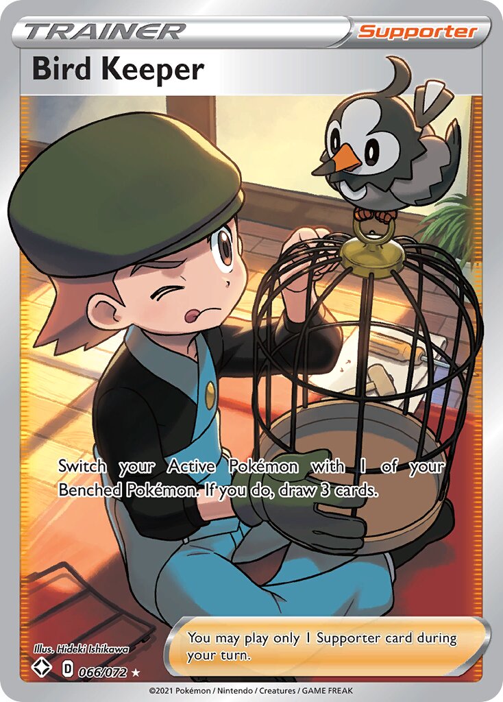 Bird Keeper - 066/072 - Rare Ultra (Inglés Foil NM)