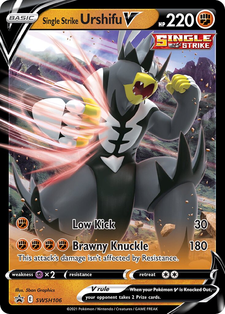 Single Strike Urshifu V - SWSH106 - Promo (Inglés Foil NM)