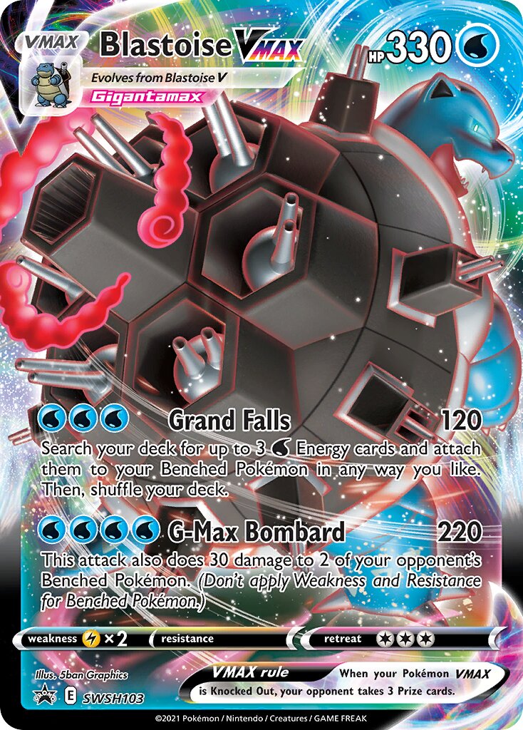 Blastoise VMAX - SWSH103 - Promo (Inglés Foil NM)