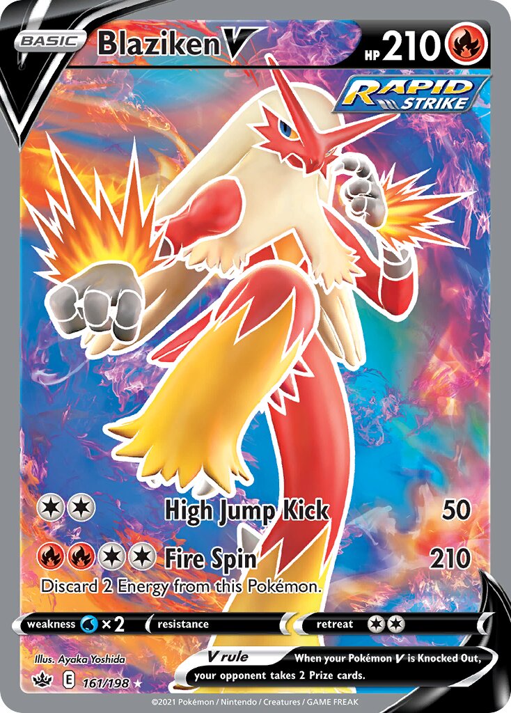 Blaziken V - 161/198 - Rare Ultra (Inglés Foil NM)