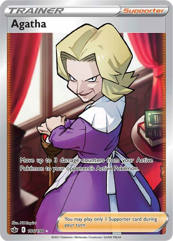 Agatha - 186/198 - Rare Ultra (Inglés Foil NM)