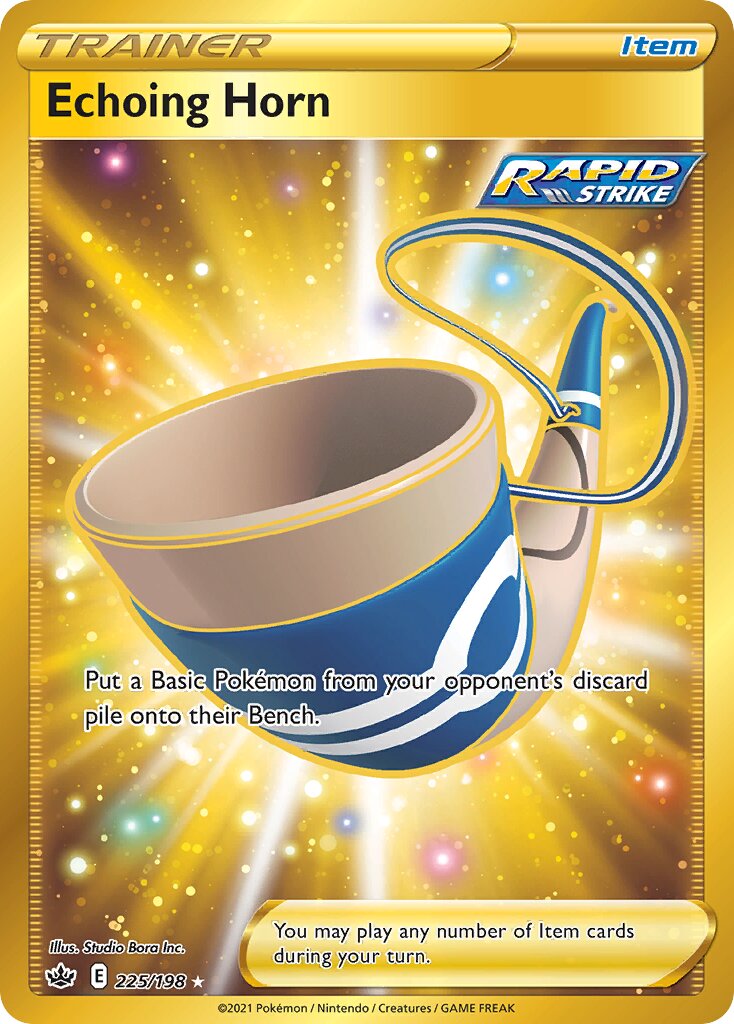 Echoing Horn - 225/198 - Rare Secret (Inglés Foil NM)