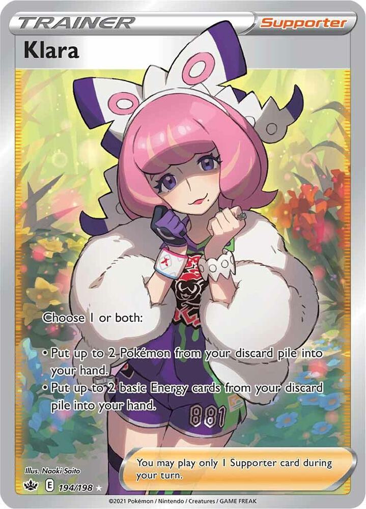 Klara - 194/198 - Rare Ultra (Inglés Foil NM)