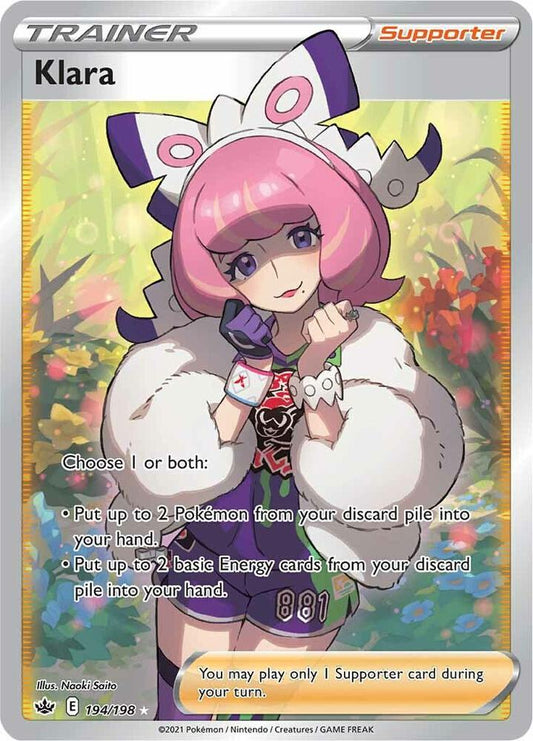 Klara - 194/198 - Rare Ultra (Inglés Foil NM)