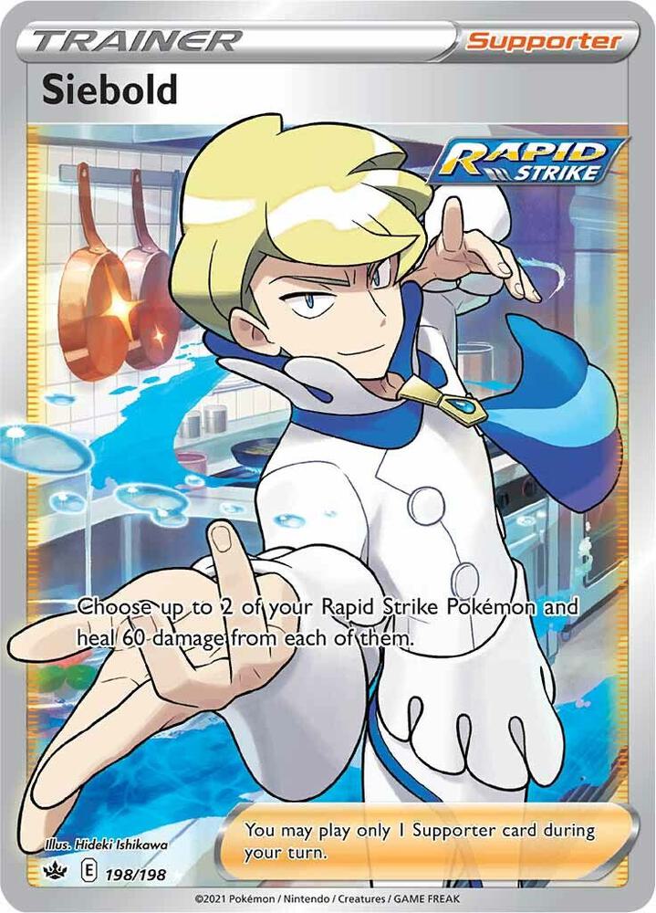 Siebold - 198/198 - Rare Ultra (Inglés Foil NM)