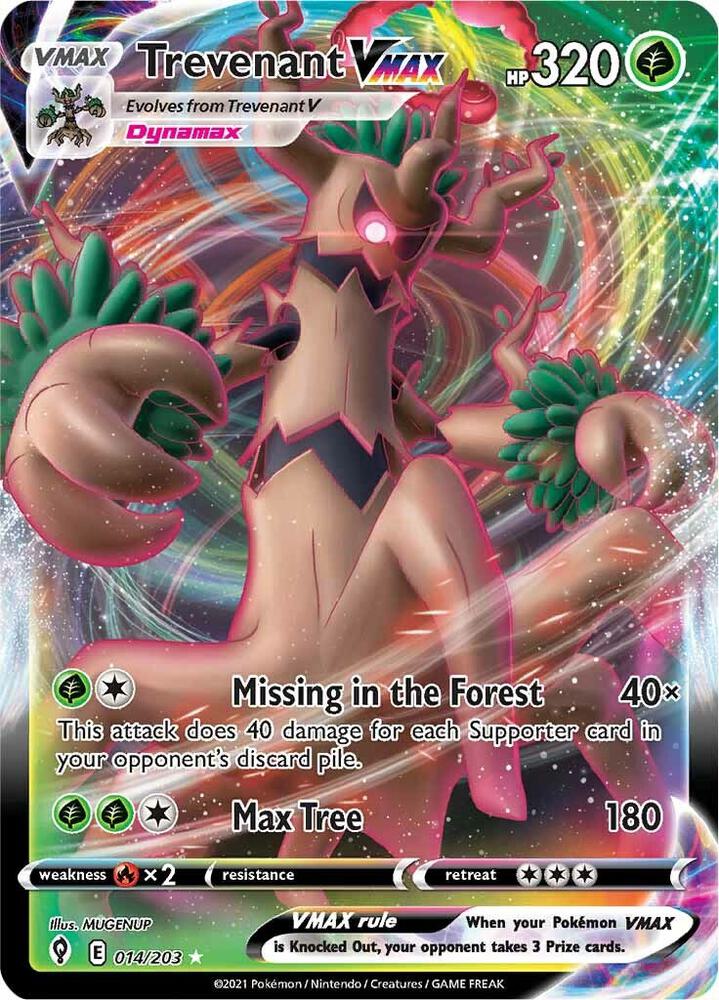 Trevenant VMAX - 014/203 - Holo Rare VMAX (Español Foil NM)