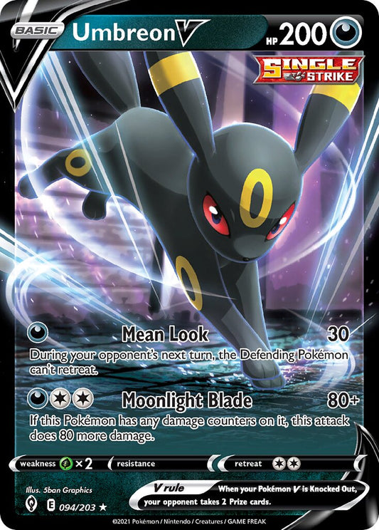 Umbreon V - 094/203 - Holo Rare V (Español Foil MP)