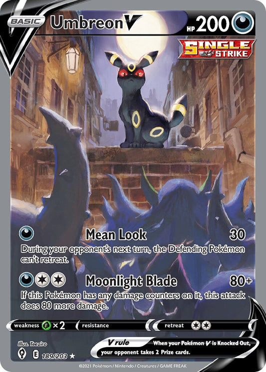 Umbreon V - 189/203 - Rare Ultra (Español Foil NM)
