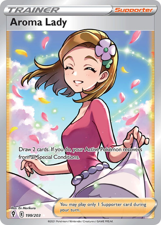 Aroma Lady - 199/203 - Rare Ultra (Inglés Foil NM)