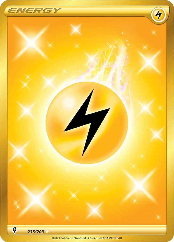 Lightning Energy - 235/203 - Rare Secret (Inglés Foil NM)