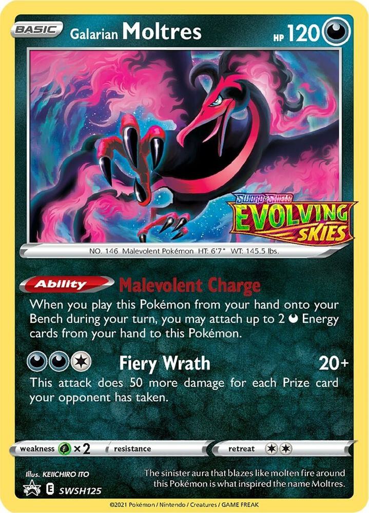 Galarian Moltres - SWSH125 - Promo (Inglés Foil NM)