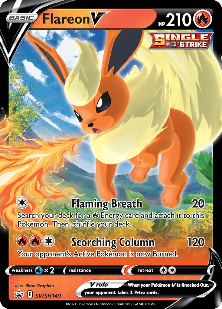 Flareon V - SWSH149 - Promo (Español Foil NM)