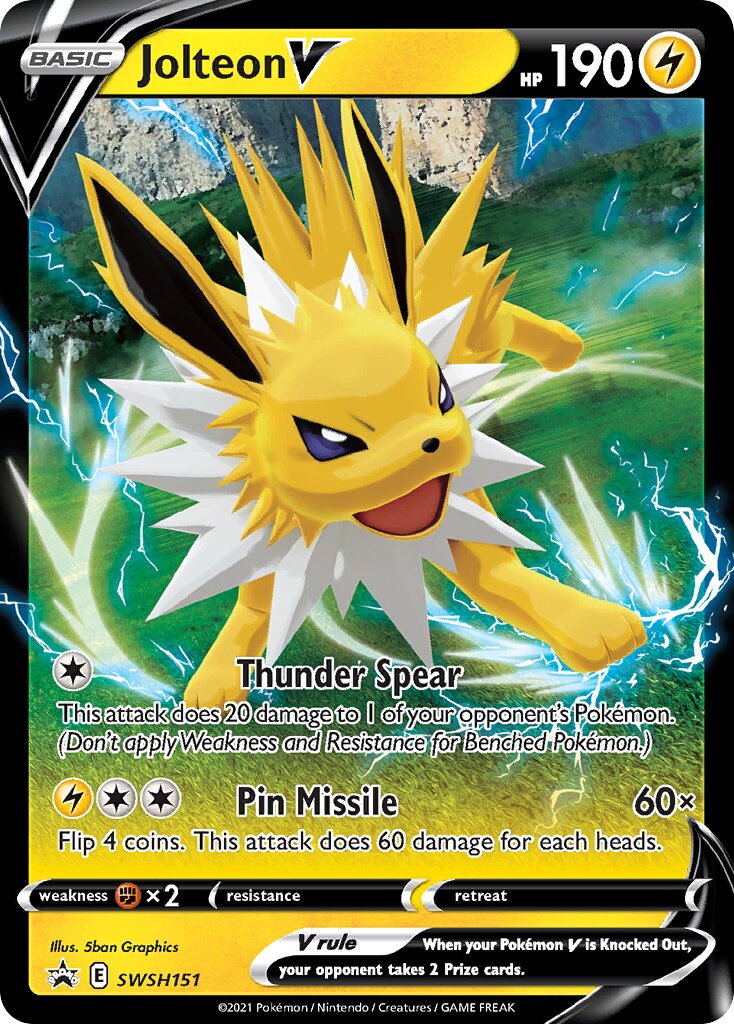 Jolteon V - SWSH151 - Promo (Español Foil LP)